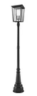 Z-lite 571PHXLR-564P Seoul 3 Light 106" Tall Single Head Post Black. Fixed Price $1269.90.