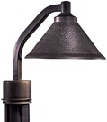Minka Lavery 1 Light Led Post Mount Aspen Bronze Finish W/metal Shade. Fixed Price $89.99.