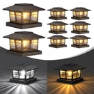 Excmark 4X4 Solar Post Cap Lights, 8 Pack Fence Deck Outdoor. Fixed Price $65.80.