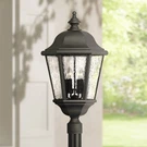 Hinkley Edgewater Collection 27" High Black Outdoor Post Light. Fixed Price $719.00.