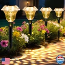 Patiopia Solar Pathway Lights Garden Decor For Yard, Out. Fixed Price $79.52.