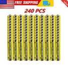 240PCS Rechargeable Batteries Nicd Aaa 400MAH Ni-cd For Garden Solar Light Us. Fixed Price $150.00.