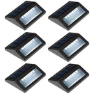 Maotopcom Solar Deck Lights Outdoor 6 Pack, Waterproof Led Daylight White. Fixed Price $26.29.