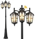 Vianis Outdoor Lamp Light Fixture With Outlet, Dusk Dawn Posts. Fixed Price $179.99.