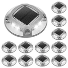 Volisun Solar Driveway Lights Dock Deck 12 PACK,2 White+blue. Fixed Price $128.13.
