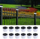 Solar Led X 2IN(5CM 5CM) Fence Post Cap For Wrought Iron And Aluminum. Fixed Price $63.99.