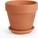 Maceta De Terracota Con Plato Y Drenaje Para Plantas Interior Exterior. Fixed Price $111.34.