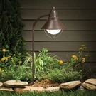 Kichler 15239OZ Seaside 26.25" 120V Path & Spread In Olde Bronze. Fixed Price $319.99.