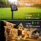Ornnut 4-PACK Solar String Lights Outdoor 8 Modes, Warm White. Fixed Price $32.30.