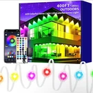 Yocrostar 400FT Permanent Outdoor Lights, Waterproof. Damaged Box. New!. Fixed Price $60.00.