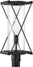 The Great Outdoors 77605 Rockhill 22" Tall Post Light - Dark Matte Black. Fixed Price $411.20.