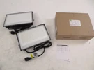 2 Pack Onforu 100W Led Flood Light W/ Plug FG83. Fixed Price $59.99.