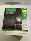Feit Electric Onesync Solar Led Spotlight Kit 300 Lumens Selectable Color New. Fixed Price $39.99.