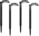 Morvat Led Adjustable Motion Sensor Outdoor Pathway Solar Lights, 4 Pack. Fixed Price $49.99.
