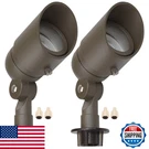 Lumina 4W 12V Led Landscape Spotlights Outdoor Garden Patio Yard, 2-PACK Bronze. Fixed Price $63.56.