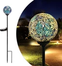 Solar Garden Lights Outdoor Decorative - Gazing Ball Mosaic Stakes. Fixed Price $34.55.