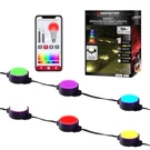 Smart 50FT Outdoor Dimmable Ground Accent 15 Led Lights Multicolor Rgb+ic+ww. Fixed Price $59.03.