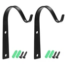 Meccanixity Iron Wall Hooks Hanging Bracket 4 Inch Indoor Outdoor For Black. Fixed Price $14.76.