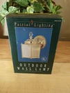 Patriot Lighting 356-5128 Brass Finish Clear Beveled Glass Outdoor Lamp Nos. Fixed Price $17.75.