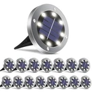 Oulonger Solar Ground Lights 16 Packs Black/white. Fixed Price $32.58.