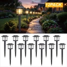 12 Pack Solar Garden Lights Outdoor Landscape Led Pathway Yard Waterproof. Fixed Price $29.69.