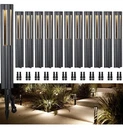 Leonlite 12-PACK Low Voltage LIGHTS,3W Led Landscape Pathway Lights,outdoor. Fixed Price $139.50.