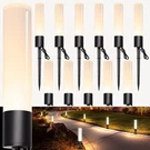 12 Pack Low Voltage Landscape Lighting Pathway Lights, 6W 300LM Lig.... Fixed Price $126.43.