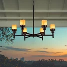 Battery Operated Chandelier, Outdoor Hanging Candle Lights Gazebo Lig.... Fixed Price $101.93.