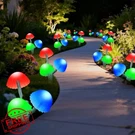 Behiller 6PK Solar Mushroom Lights Lawn Yard Garden Decor Multi-color. Fixed Price $31.99.