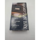 Hampton Bay Led Deck Step Light Black Metal Low Voltage 49 Lumens JA02601LL. Fixed Price $14.57.