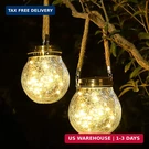 Roshwey Solar Lantern, 2 Pack Outdoor Lanterns With 30 Led Waterproof Garden Dec. Fixed Price $48.73.