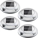 Solar Driveway Lights Deck Dock Powered 2-COLOR Mode Waterproof. Fixed Price $34.90.