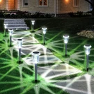 Eyrosa Solar Lights Outdoor, 15 Pack Waterproof Stainless Steel Stake L.... Fixed Price $55.96.