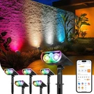 Linkind Smart Solar Lights Outdoor SL5 With Motion Sensor, App Control Cool/w.... Fixed Price $172.86.