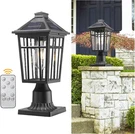 Dusk To Dawn Solar Post Lights With Remote For Garden, Patio & Pathway. Fixed Price $96.99.