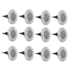 12 Pack Solar In Ground Lights Outdoor Garden Grond Waterproof Warm. Fixed Price $26.57.