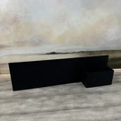 Pottery Barn Post & Porch Vista View Address Planter Black Marks Scuffs Read. Fixed Price $69.95.