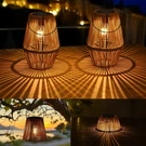 Uspring 2 Pack 3-IN-1 Solar Lanterns Outdoor Waterproof Rattan Woven Hanging .... Fixed Price $46.50.