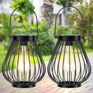 Hpc Decor Outdoor Solar Lantern, 2PK Hanging Powered Metal Light With H.... Fixed Price $76.61.