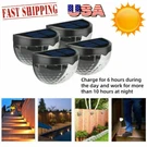 Solar Fence Post Lights, Deck Led Decorative Garden Wall Mount. Fixed Price $12.49.