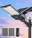 Jaynlt X-18000W Solar Street Lights Outdoor, 6500K Ultra-large Parking Lot. Fixed Price $404.99.