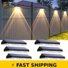 Lianglome Solar Fence Lights Outdoor 3 Mode - 8 Pack Waterproof Led. Fixed Price $64.99.