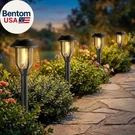 Solar Pathway Outdoor 8 Pack, Warm White Lights, Waterproof En. Fixed Price $45.86.