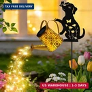 Vookry Solar Watering Can Lights Outdoor With Dog Silhouette Stake, Garden Gifts. Fixed Price $50.94.