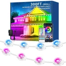 Rroetxi 300FT Permanent Outdoor Lights, IP67 Waterproof Led App/remot.... Fixed Price $108.11.