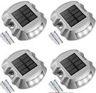Volisun Solar Deck Lights Driveway Dock 4 Pack Led IP68 Waterproof. Fixed Price $63.99.