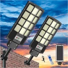 3000W Solar Street Lights With Motion Sensor - 2 Pack, 350000LM Waterproof. Fixed Price $131.99.