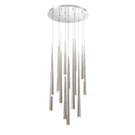 Modern Forms Cascade Led 15LT Etched Round PENDANT/3500K, Nickel PD-41815R-PN. Fixed Price $5385.00.