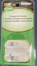 Malibu 12V Twin Pack Bulbs ML20WH2C New!. Fixed Price $7.99.