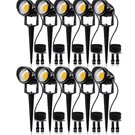 12W Low Voltage Led Landscape Lights With Connectors, Outdoor 12V Super Warm .... Fixed Price $142.30.